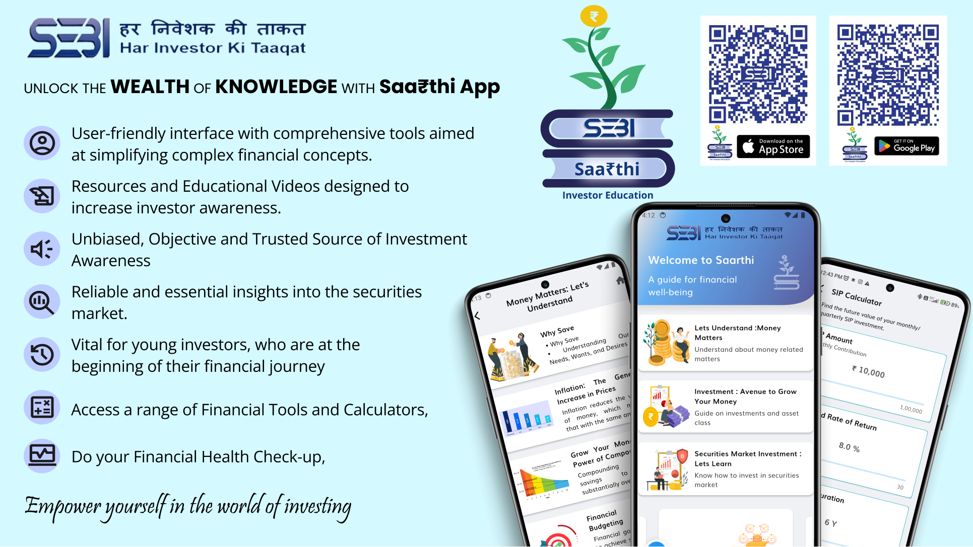 Saarthi App banner