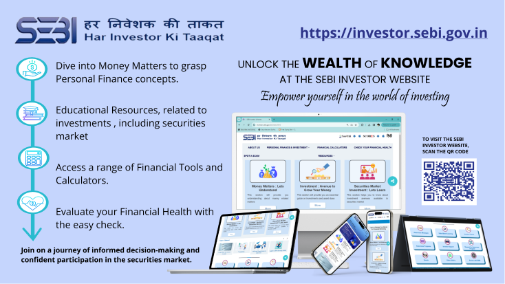 SEBI investor website banner